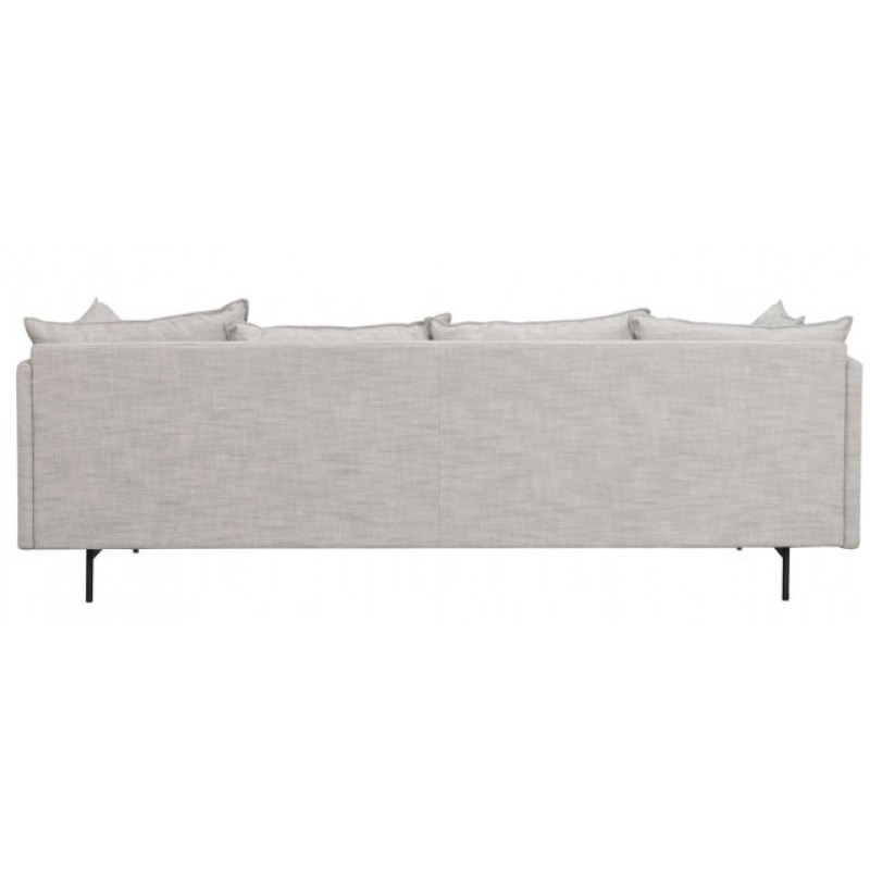 RO Shelton 3-Seater Sofa Grey/Black